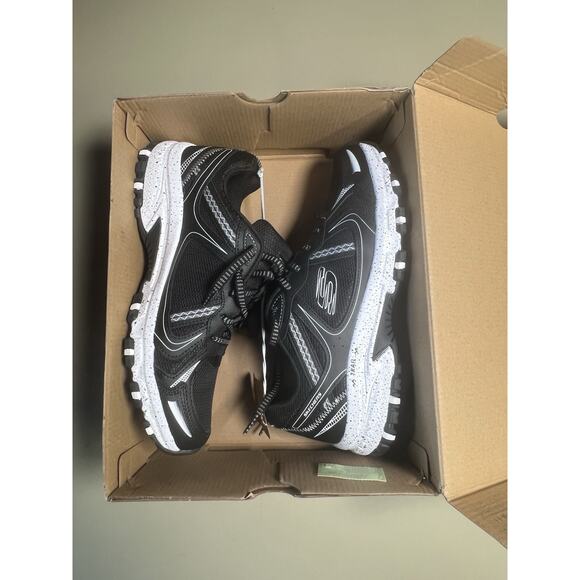 Skechers Outdoor Memory Foam Hillcrest Women’s 10 Black/White Style 179097S - Picture 12 of 12